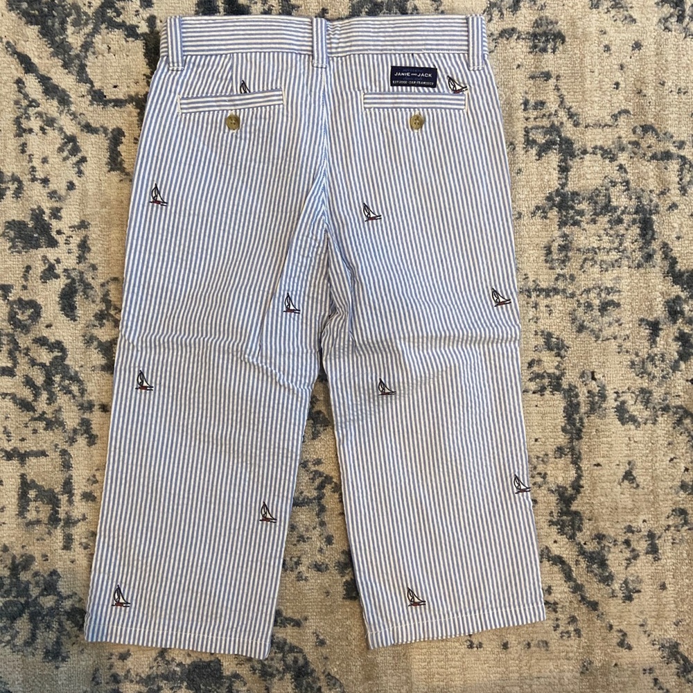 Janie and Jack seersucker pants